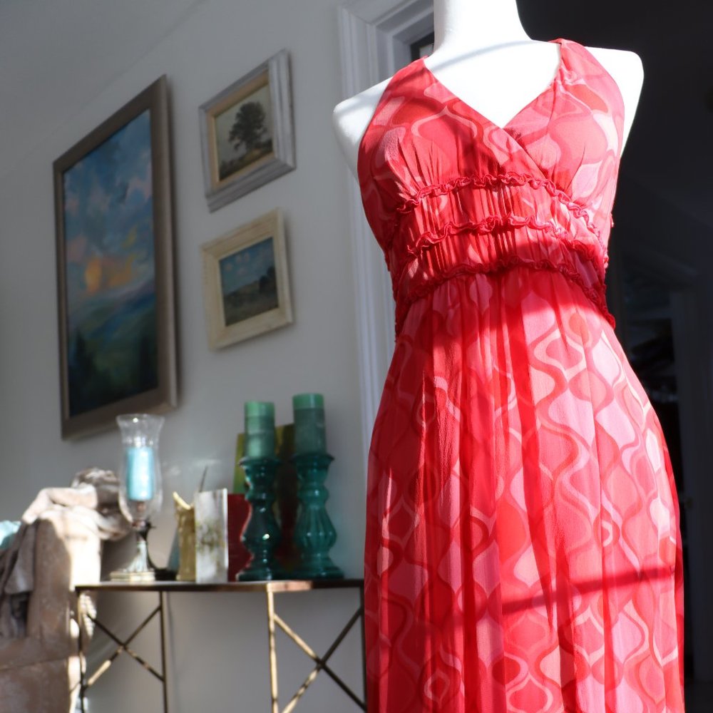 Red hot Maxi Dress